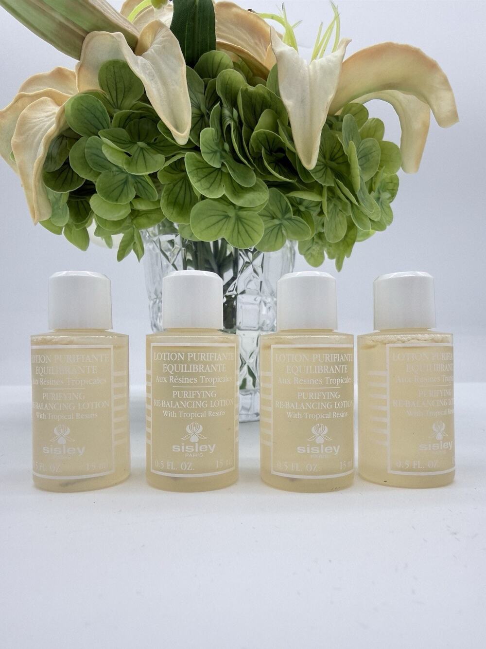 4 Sisley Purifying Re-Balancing Lotion 15ml / .5oz Each